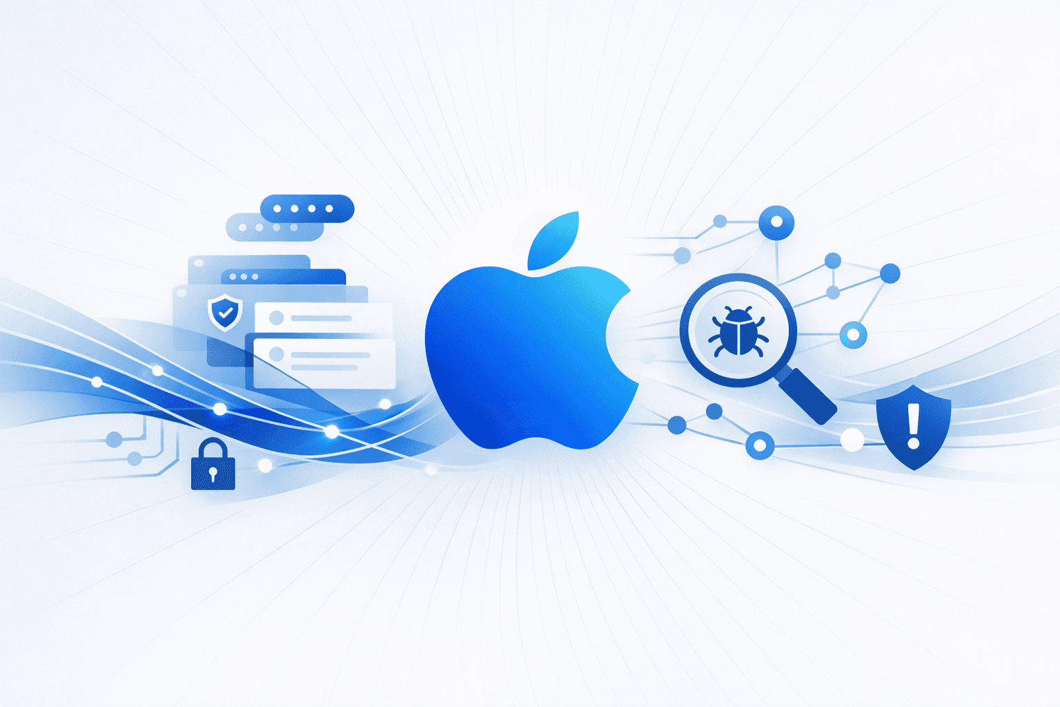 Apple security release notes and third-party reporting on iOS WebKit risk