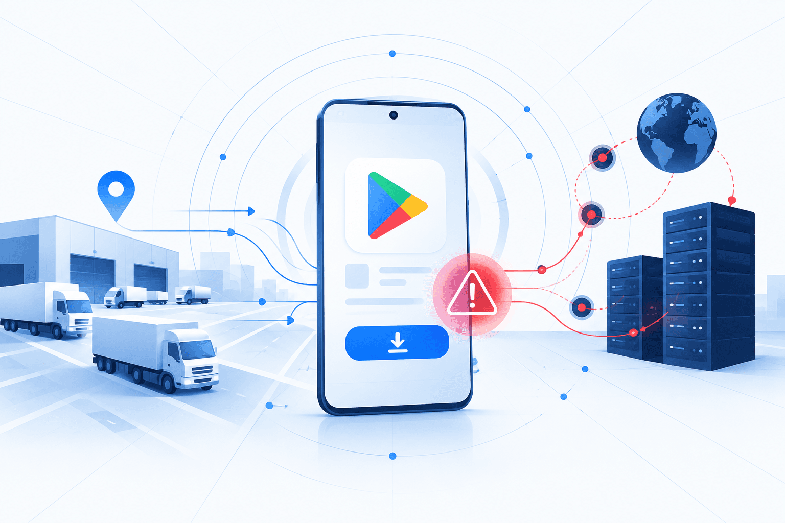 Corp MDM Android Spyware Targets Logistics Firms Through Fake Play Pages