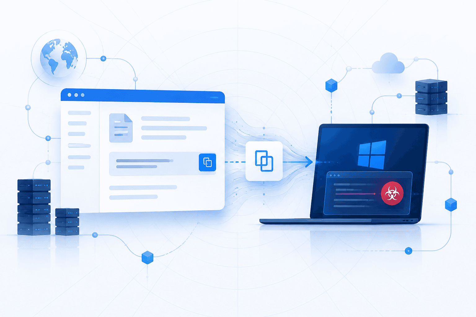 Developer Documentation Placeholder Domain Delivers Windows ClickFix Malware