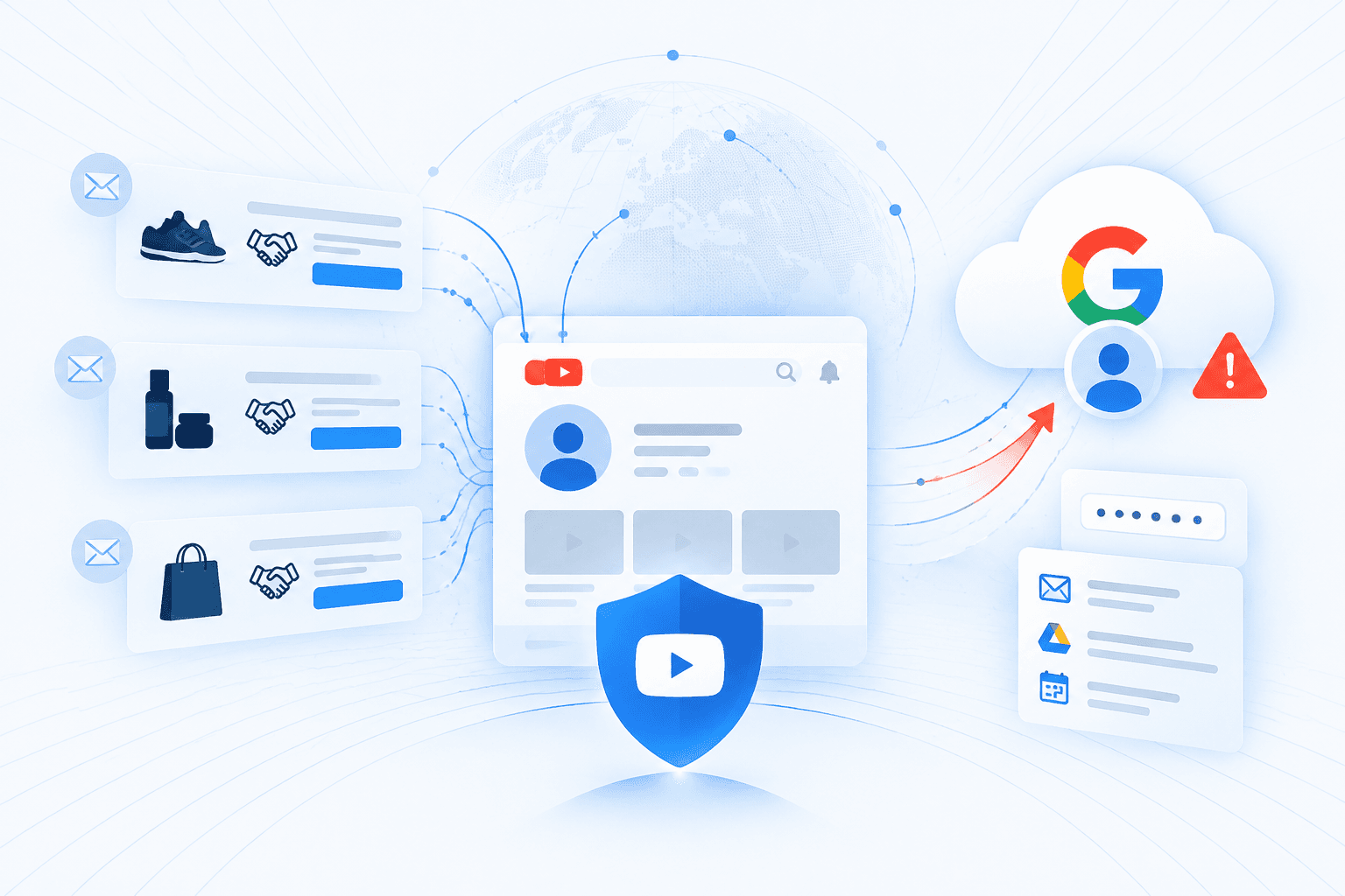 Fake Brand Sponsorships Target YouTube Creators for Google Account Takeover