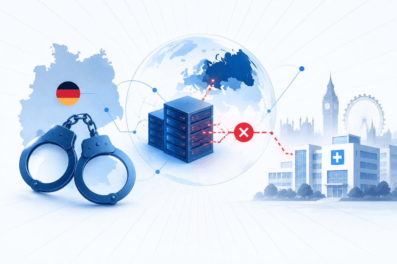 Germany Arrests Russian Suspect Linked to Synnovis Hack That Disrupted London Hospitals