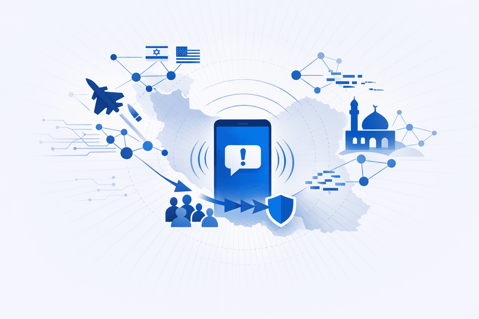 Information operations and communications disruption amid Iran conflict escalation