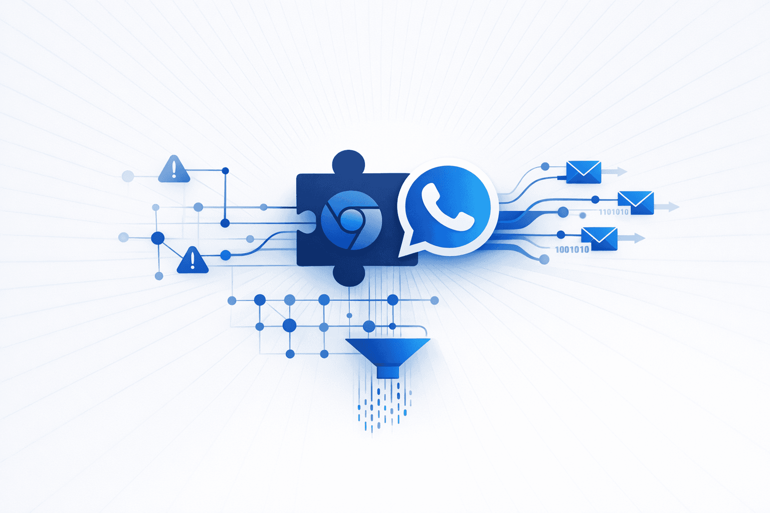 Massive Abuse of Chrome Extensions for WhatsApp Web Spam Automation