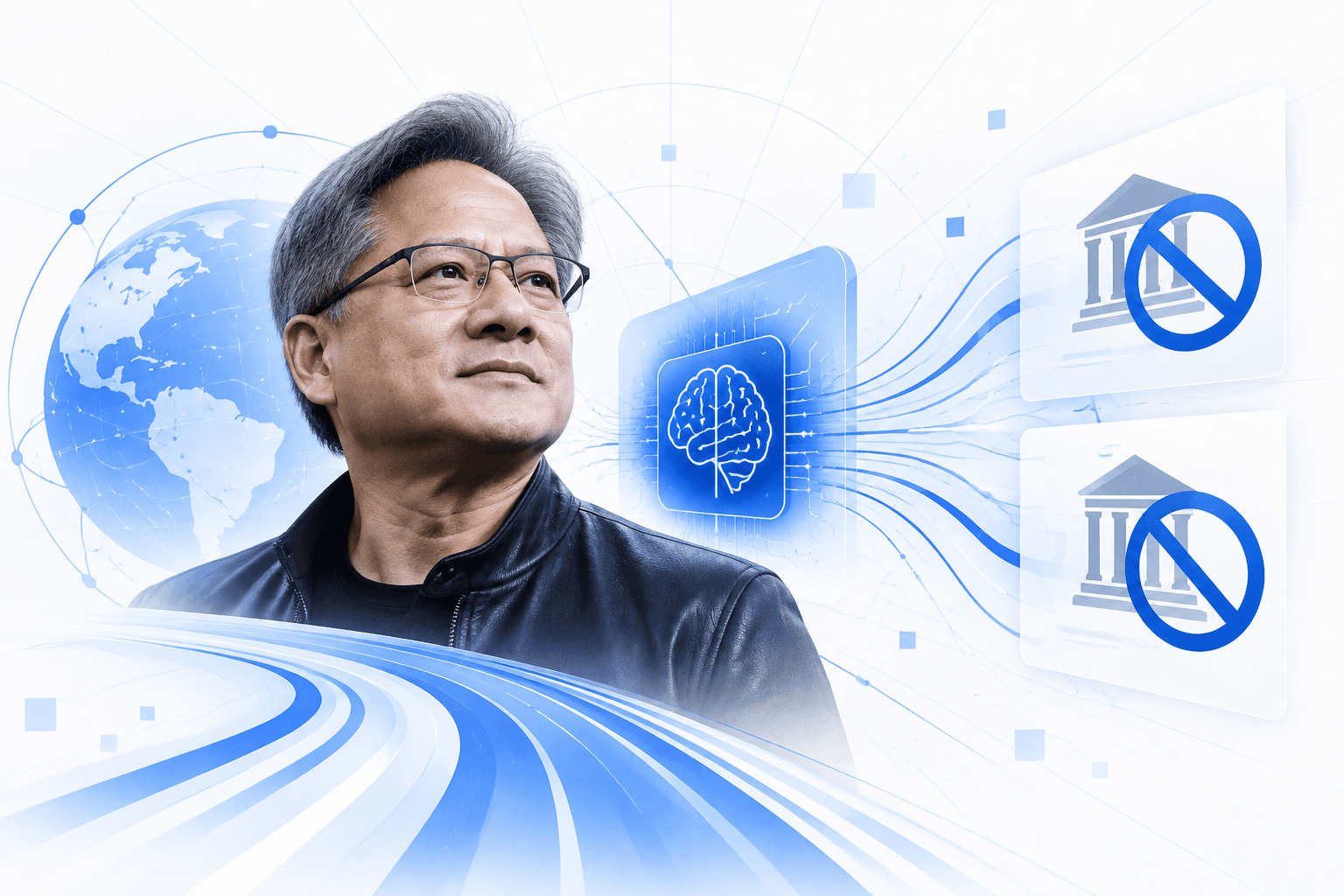 Nvidia CEO Huang Rejects AI Extinction Warnings and New AI Rules