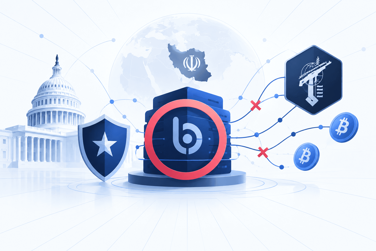 OFAC Sanctions Iranian Crypto Exchange BitBank Over IRGC Bitcoin Transfers