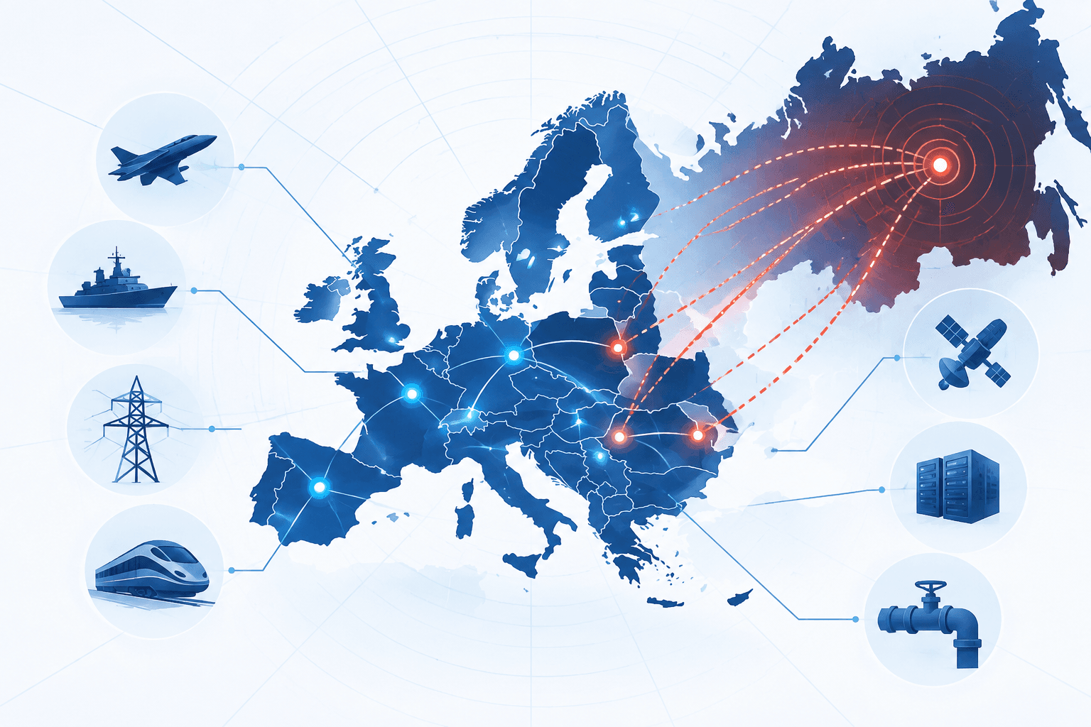 Russia-Linked Hybrid Sabotage Targets European Defense and Infrastructure