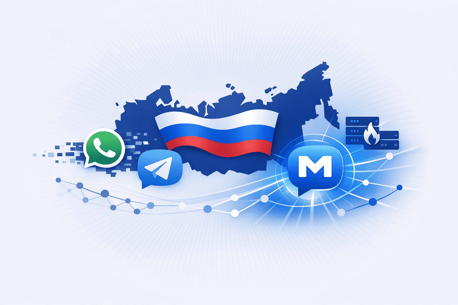 Russia Uses DNS Blocking and Throttling to Disrupt WhatsApp and Telegram and Push State-Backed MAX Messenger