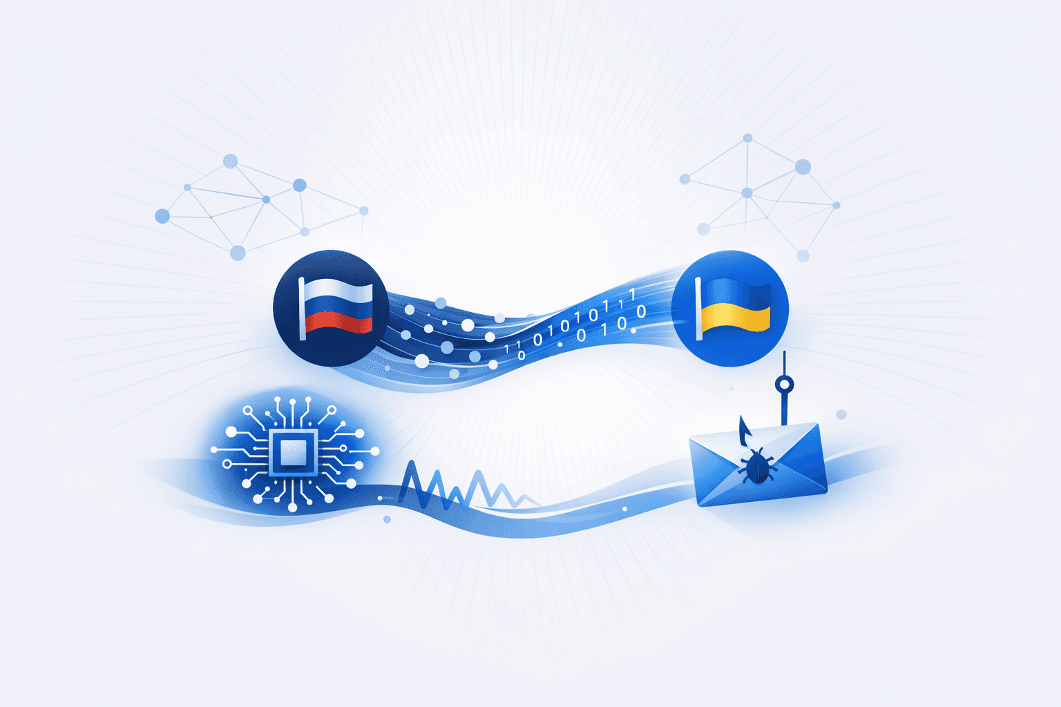 Russian Cyberattacks on Ukraine Employing AI-Generated Malware and Phishing