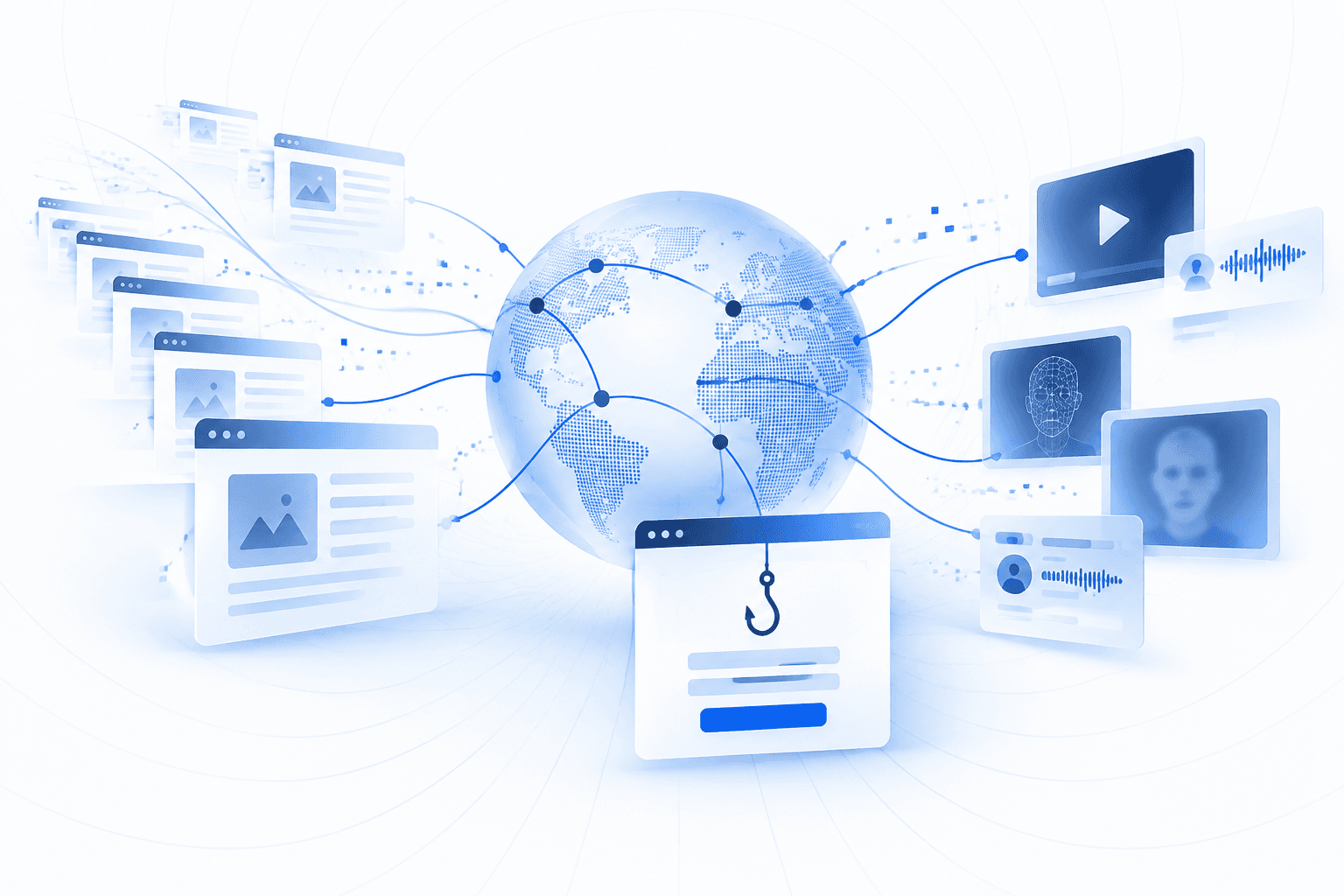 Threat Actors Scale Phishing and Fraud With AI Website Builders and Synthetic Media