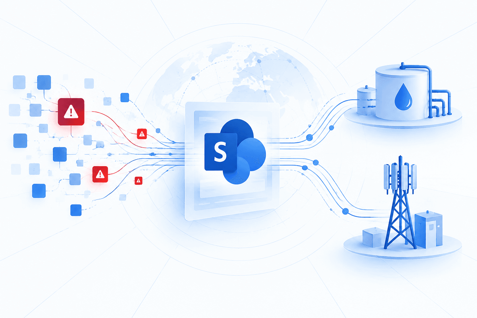 Warlock Ransomware Exploits SharePoint to Hit Water and Telecom Operators